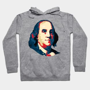 Benjamin Franklin Pop Art Hoodie